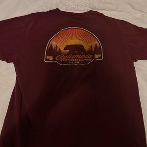 Columbia Men's Maroon T-Shirt